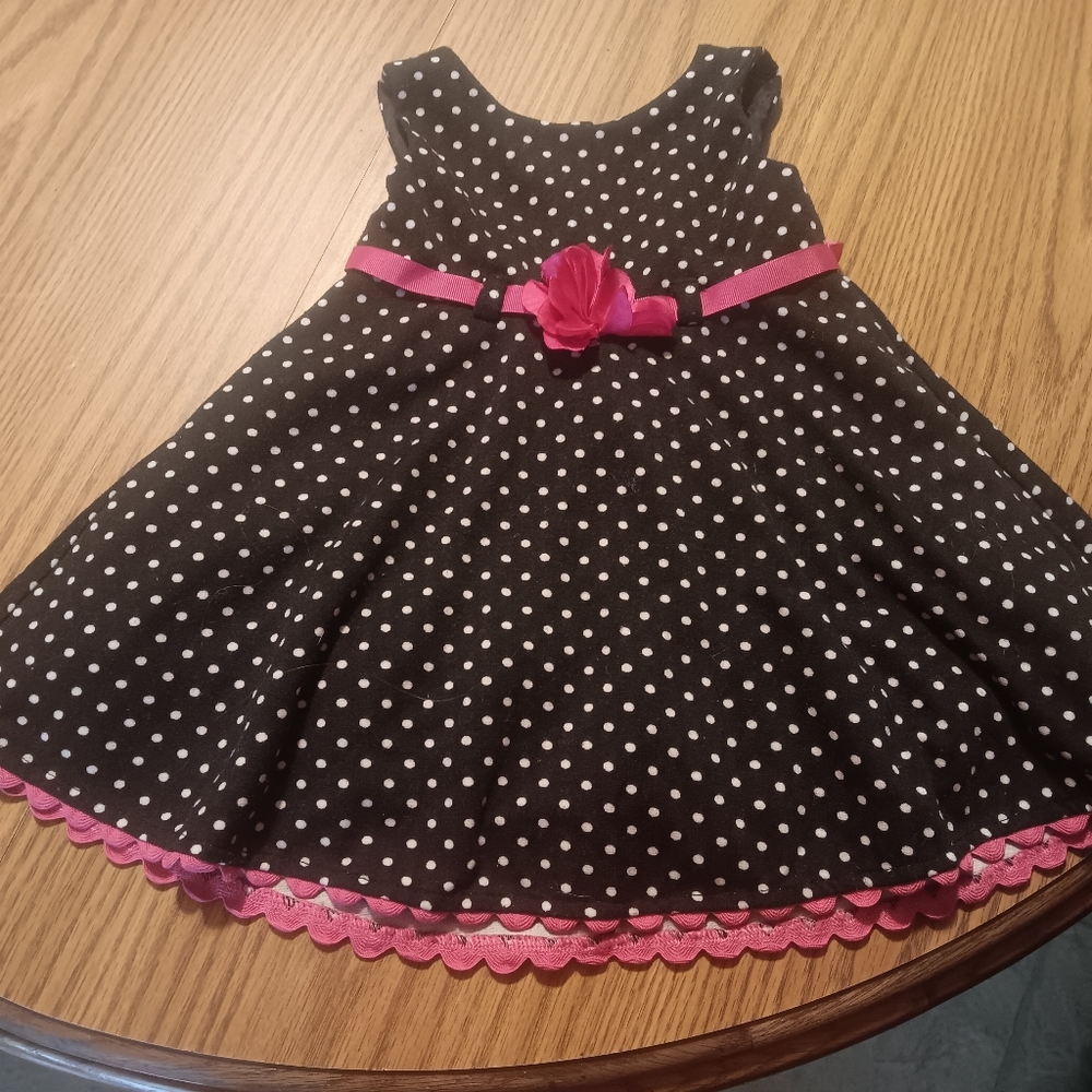 Polkadot suntext dress